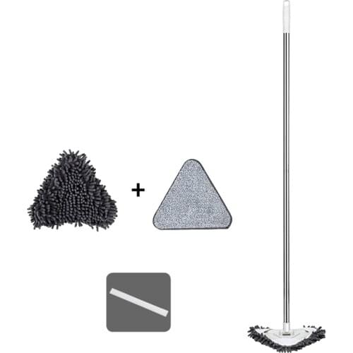 Chenille Microfiber Mop Triangular With Handle For Floor Wiping Wet And Dry Mop Home Cleaning Duster Tools for Home