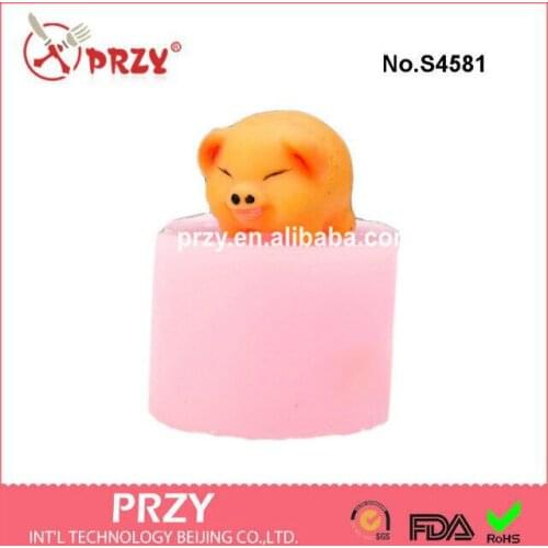 Silicone soap mold pig siliocne mold for soap silicone pig soap mold food grade pig mold