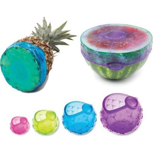 Eco Friendly Silicone Wrap Food Wrap Covers Keeping Fresh Creative Kitchen Fruits and Vegetable Sealing Film Kitchen Accessories