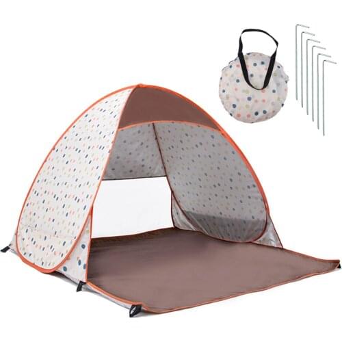 Waterproof Tent 2 Persons for Camping Hiking Beach Travel UV Sun Protection Oxford Cloth Shelter Tent Foldable Hangable Light