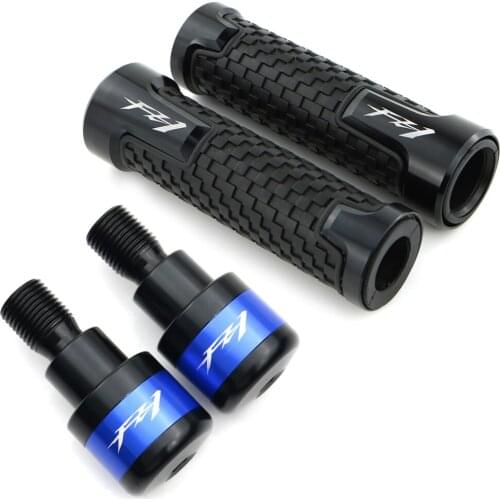 Motorcycle Handlebar Grips Bar End Cap Covers Plugs Fit For Yamaha FZ1 2001-2015 Handle Grip