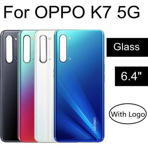 For OPPO K7 5G Battery Back Rear Cover Door Housing Battery Back Cover Replacement