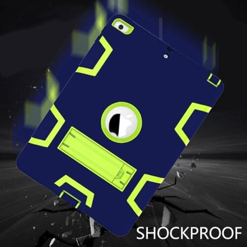 Kids Safe Shockproof Armor Case For IPad 9.7 2018 6th Generation Silicon Heavy Duty PC Back Cover For Ipad 9.7 2017 Tablet #S