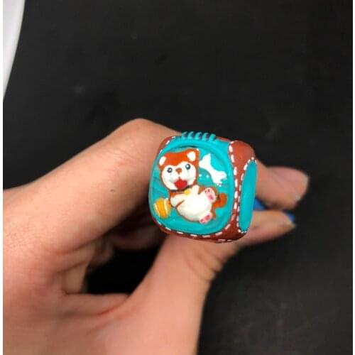 Custom Resin Keycaps For Mechanical Keyboard Backpack dog Key Cap Gaming Accessories Personalized Keycap 1Pc