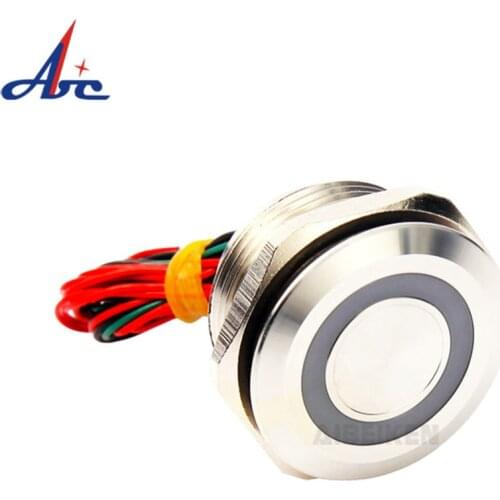 30mm 2A Piezo Switch Chamfer Round Head Push Button Switch Waterproof IP68 Piezo Switch