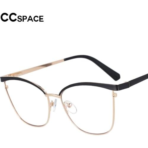 53165 Cat Eye Retro Simple Eyebrow Glasses Frames Anti Blue Light Women Optical Fashion Computer Eyeglasses
