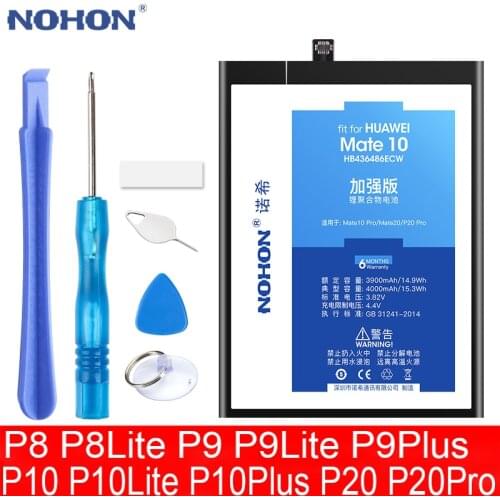 Battery For Huawei P8 P9 P10 Plus P20 Pro Lite Honor 9 10 V10 Play Enjoy 5S 7s 8 Nova3 Mate 10 20 30 Replacement origin Baterias