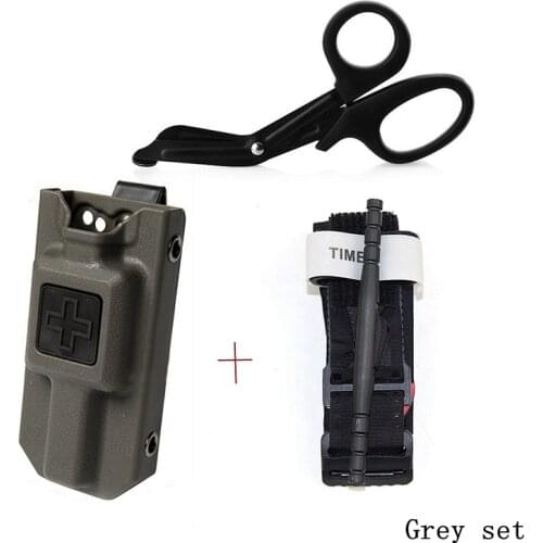Tactical First Aid Kit Medical Tourniquet Bandage Scissors Emergency Bag Travel Carry Pouch Outdoors Save Oneself Survival Kits