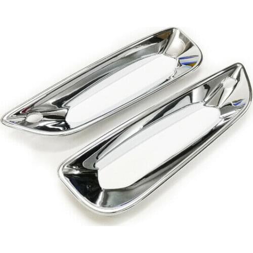 Chrome Front Fog Light Cover For BMW X3 G01 2018 2019 2 PCS