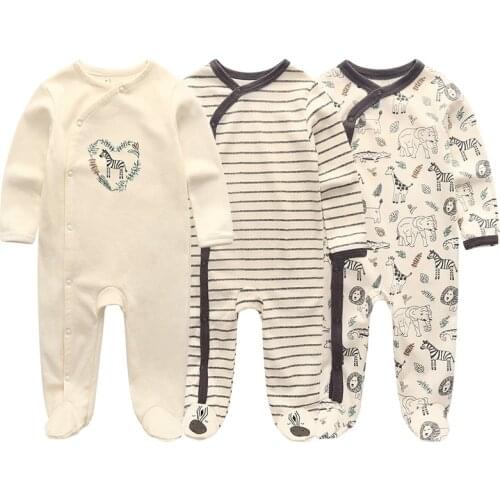 Baby Girl Clothes Cartoon Cotton Newborn For Boy Romper Jumpsuit Winter Warm Infant Toddler Costume vetement body ropa de bebe