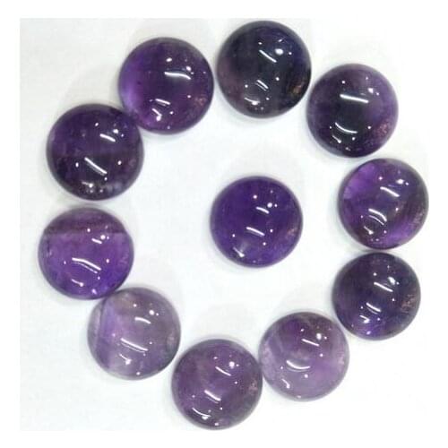 Natural Stone tiger eye lapis Quartz Crystal Top Quality Round Cabochon 20mm Beads for diy Jewelry making necklace 20pc A8