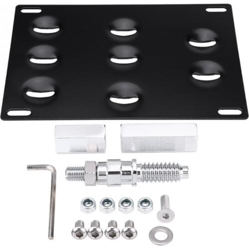 Front Bumper Tow Hook License Plate Mounting Bracket Holder for BMW 1 3 Series X5 X6 E82 E88 Car Accessories