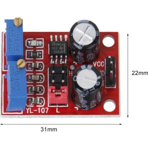NE555 Pulse Adjustable Module Square Wave Signal Generator -Drop