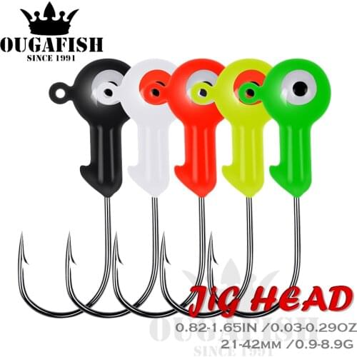 Fishing Hook Tackle 2021 0.9-8.8g Jig Head Fish Hooks Sea Winter Carp Jig Heads Accessories Mormyshkas Ice Screws For Fishing