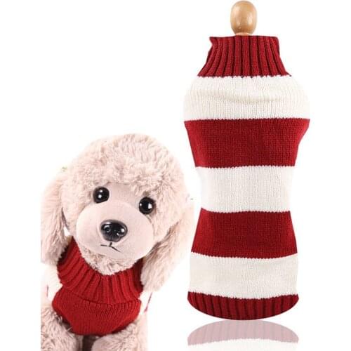 Dog Turtleneck Knitted Dog Cat Sweater Clothing Puppy For Costume Chihuahua Knitted Pet Products Accessories Dog Sweater