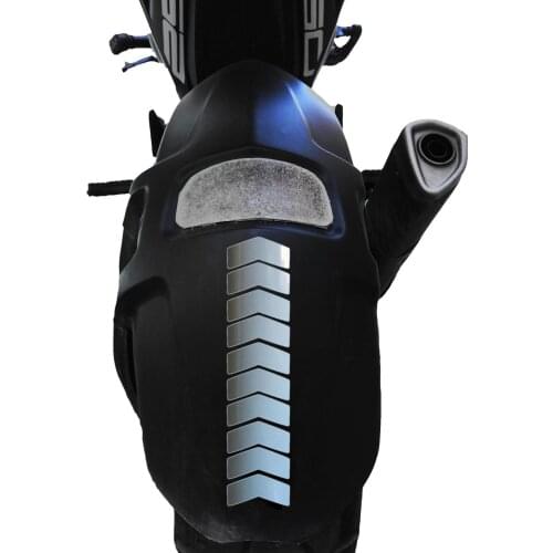 Arrow Design Stone Gray 3mudguard Helmet Sticker CinarExtreme