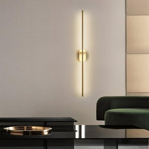 Nordic Minimalism Led Wall Lamp Decoration Wall Light Bedroom Bedside Light Living Room Reading Indoor Decor Lighting Fixtures