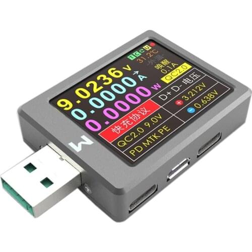 WITRN-X-MFI current voltmeter USB tester QC4+ PD3.0 2.0 PPS fast charge capacity