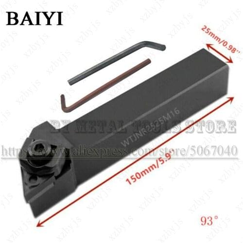 WTJNR2525M16 WTJNL2525M16 Indexable External Cutting turning tool holder Lathe CNC Turning Cutter Lathe tool Holder For TNMG16