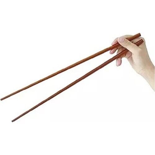 10Pairs) Hotpot Use Long Chopsticks Wooden Chopsticks For Noodle Pasta Cooking Frying Tools