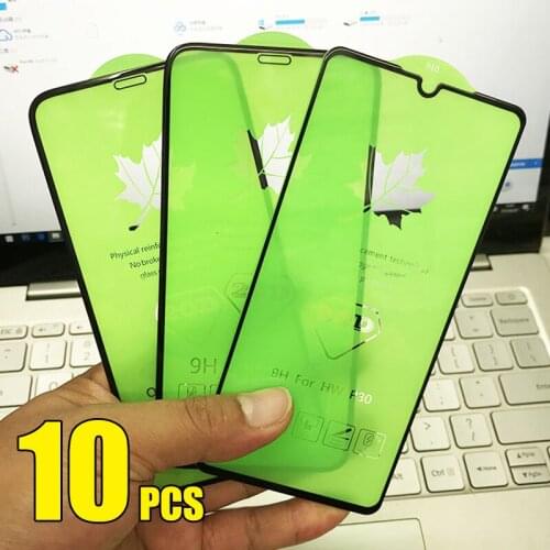 10pcs 20D Tempered Glass Full Cover Curved Screen Protector Film For Samsung Galaxy Note 20 A10 A20 A30 A40 A50 A60 A70 A80 A90