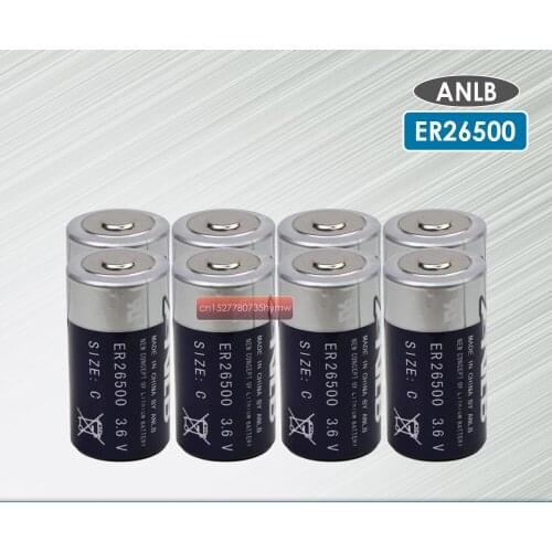 10pcs/lot New Original ANLB 3.6V ER26500 lithium Battery with 9000mAh capacity for smart card meter