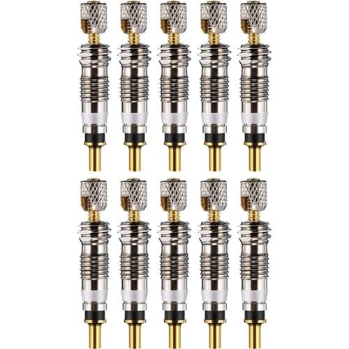 10 Pieces Valve Core Bike Replacement Tubeless Core for Tubeless Road MTB Bike,Bicycle Accessories