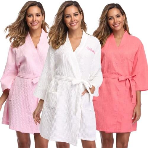 1Stmall Women's Waffle Robes China