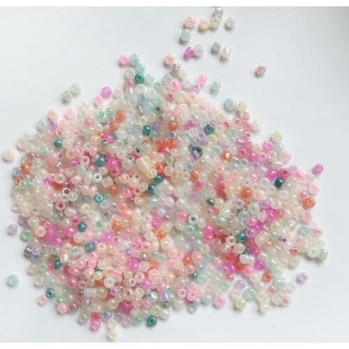 2MM(1500PCS) 3MM(800PCS) 4MM(250PCS) Gold Silver Color Mix Color Crystal Spacer Glass Seed Beads for Embroidery Wedding Dress