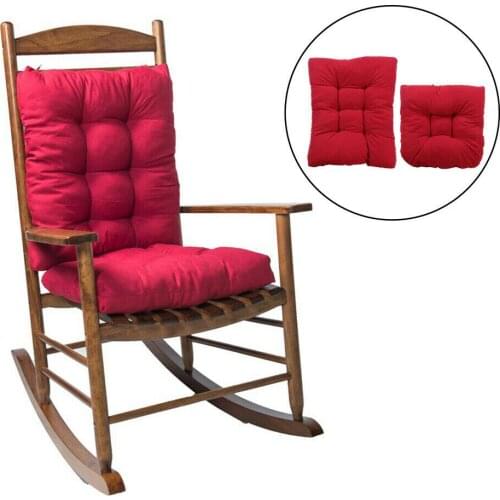 2 Pcs Solid Color Cushion Soft Comfortable Office Chair Seat Cushions Reclining Chair Cushion Long Cushion Folding Sofa Cushions