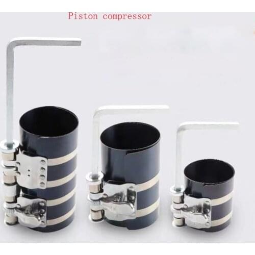 3 inch 4 inch 6 inch car engine piston ring compressor performance tool steel plate mounting with ratchet 53-173 mm