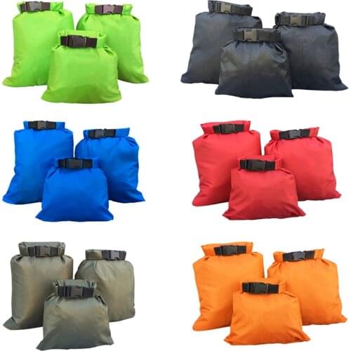3 pcs/set Waterproof Dry Bag Multifunctional light upstream river rafting three-piece waterproof waterproof bag large medium