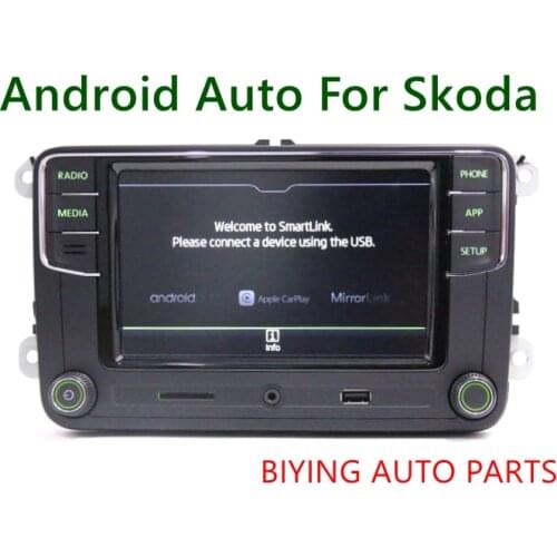 Android Auto CarPlay MirrorLink Noname RCD330 Plus R340G 6.5 MIB Radio With Green Backlight For Skoda Octavia Fabia Superb Yeti