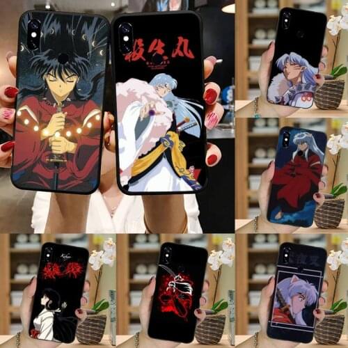 Inuyasha Japan Anime Phone Case For Xiaomi Redmi note 7 8 9 pro 8T 9A 9S Mi Note 10 Lite pro