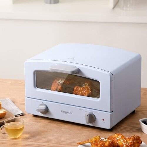 Donlim Electric Oven 12L Fully Automatic Mini Pizza Oven Household Kitchen Appliances Electric Toaster Oven Tart Timing Baking