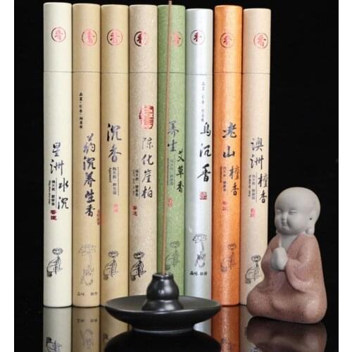 Hot Sale 45Pcs Pure Natural Wormwood Laoshan Sandalwood Incense Sticks for Sleep Health