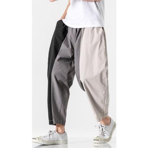 Summer Kimonos Trousers Online Chinese Store Loos Kimono Pants Asian Streetwear Oriental Style Clothing Chinese Pants Man FF2821