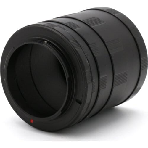 Metal Macro 3 Extension Tube Set Adapter 3 Ring For Ai AF DSLR/SLR Camera nikon D7000 D5100 D3100 D5000 D700M1 G3 Olympus Camera