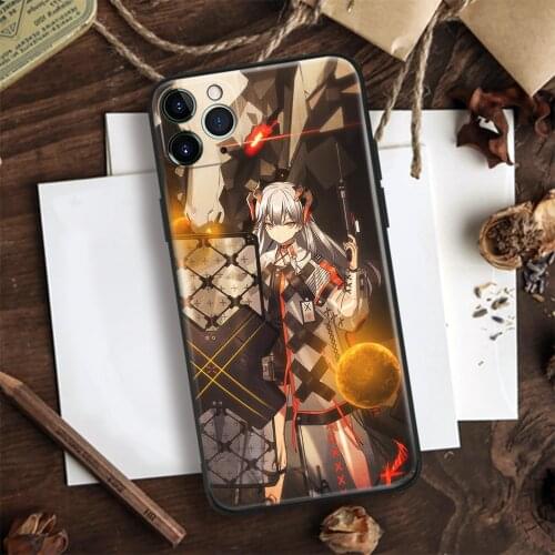 Saria Arknights Soft Silicone Glass Phone Case Cover Shell For IPhone SE 6 6s 7 8 Plus X XR XS 11 12 Mini Pro Max