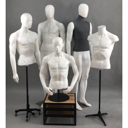 New Style White Mannequin Men Model Fashionable Style On Promotion