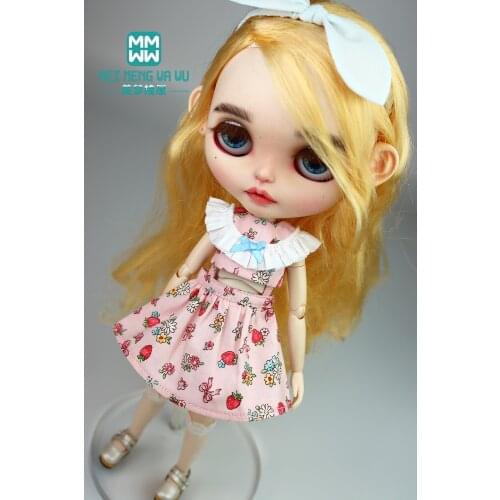 1Pcs Blyth Doll Clothes Fashion suspender skirt suit multicolor For Blyth Azone OB23 OB24 1/6 Doll Accessories