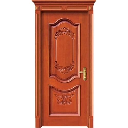 Custom traditional doors solid oak wood doors contemporary single front door interior door available D-008