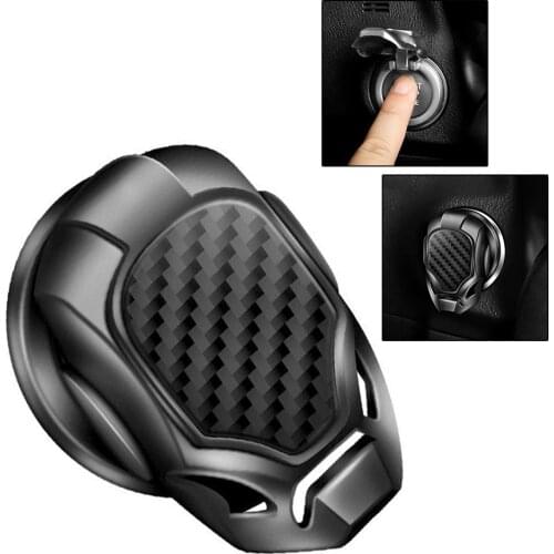 Universal Car Start Stop Button Decor Cover Ring Ignition Engine Trim Cap Interior Accessories For BMW E46 60 90 Golf 7 Renault