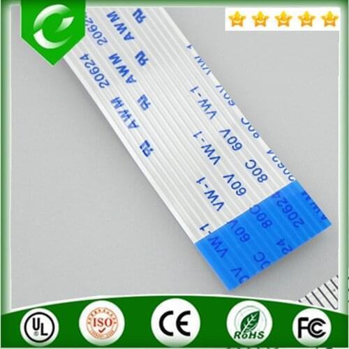 High quality hot sale ffc cables AWM 20624 1.0mm 15pin 80mm length type B Electronic Flexible Flat FFC Cable 5pcs/lot