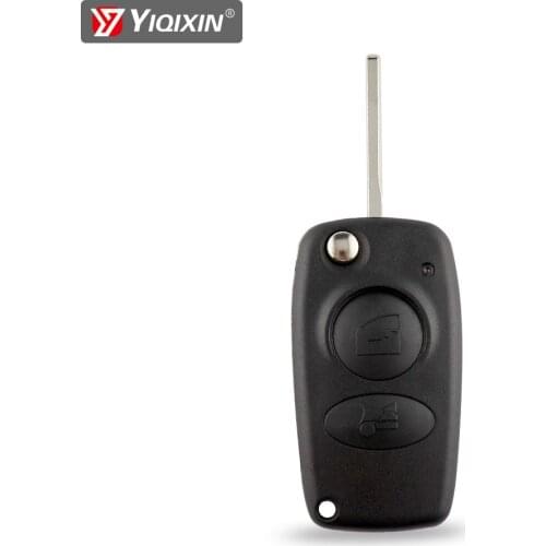 YIQIXIN New For Alfa Romeo 2 Button Remote Car Key Shell Fob Cover Case Smart Emergency Blade Folding Flip Blank Box Replacement