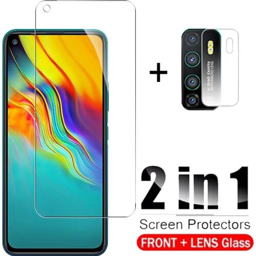 2in1 tempered glass for Infinix Hot 9 9 Pro 9 Play 10 10 Play 10 lite camera lens protector flim For Hot 9 10 play 9 pro 10 lite
