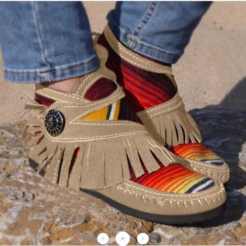 Women Keep Warm Cotton Boots Cow Suede Leather Winter Shoes Woman Plush Women Snow Boots Moccasin Ankle Flat Boots Botas Mujer
