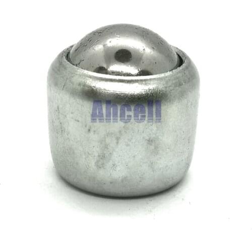19mm solid mild carbon steel ball drop in press mount roller caster furniture luggage bag case mini small ball transfer unit