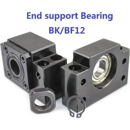 2sets BK12/BF12 End support for SFU1605 1604 1610 ball screw cnc part