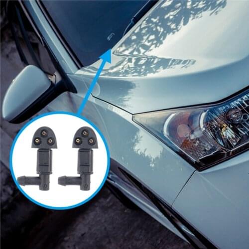 2Pcs Windshield Hood Nozzle 3 Hole Car Windshield Washer Wiper Water Spray Nozzle for Chevrolet Cruze 2009-2014 94556605